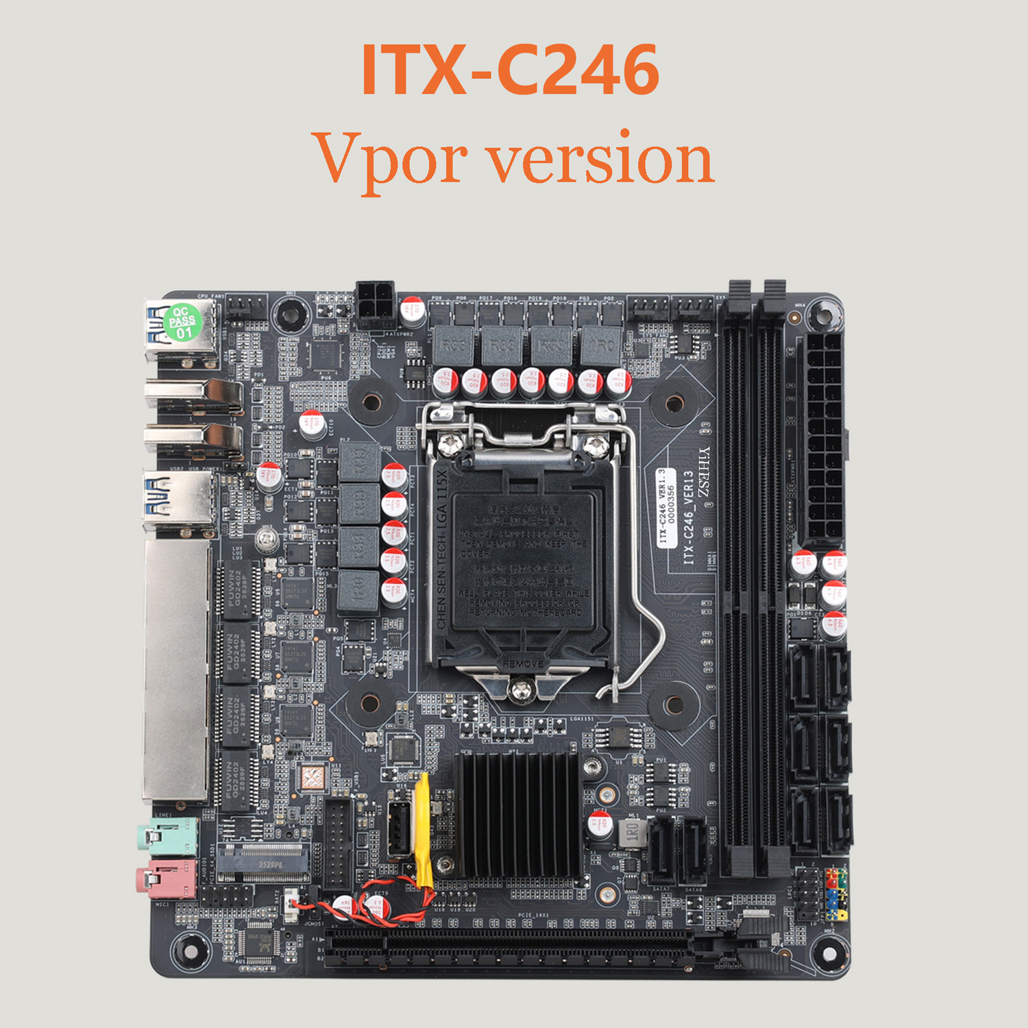 Nas Motherboard 8 Sata Mini Itx - Scheda Madre Mini-ITX C246 per NAS