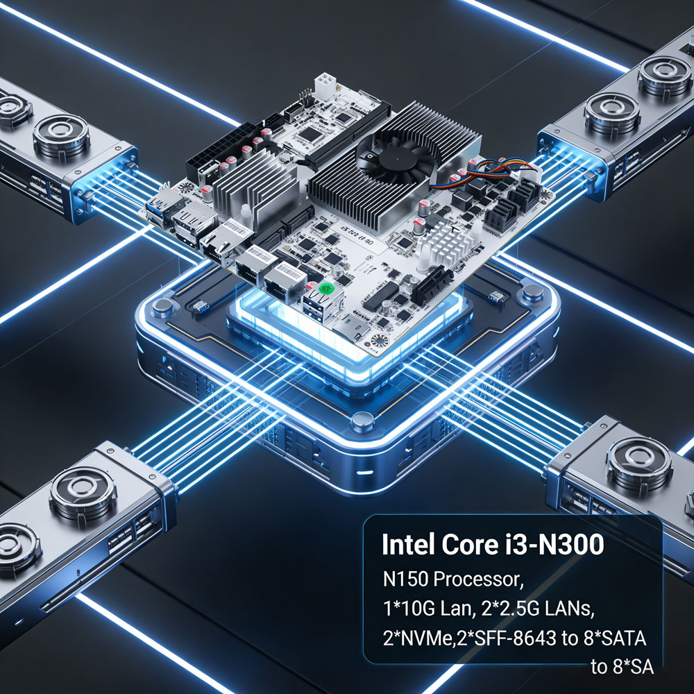 Nas Motherboard 8 Sata Mini Itx - Scheda Madre Mini ITX NAS a