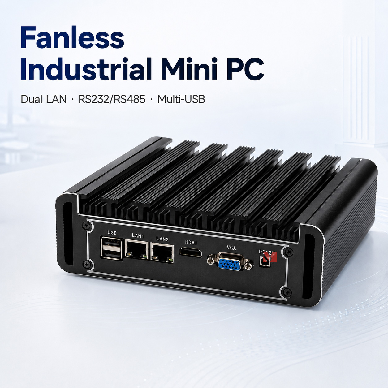 Fanless Industrial Pc Rs485 Core I7 - Mini PC Industriale Fanless Intel Core
