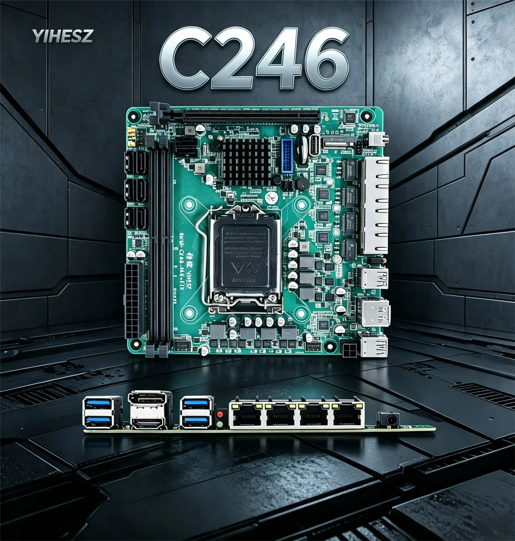 Scheda Madre NAS ITX C246 Supp - Nas Motherboard 8 Sata Mini Itx recensione e prezzo