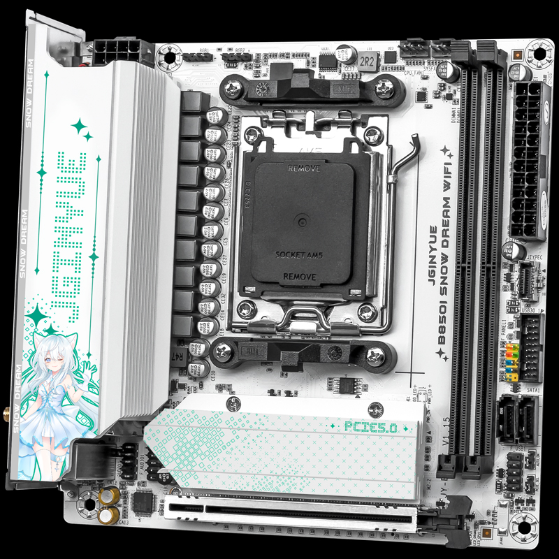 Scheda Madre WiFi JGINYUE B850 - Nas Motherboard 8 Sata Mini Itx recensione e prezzo