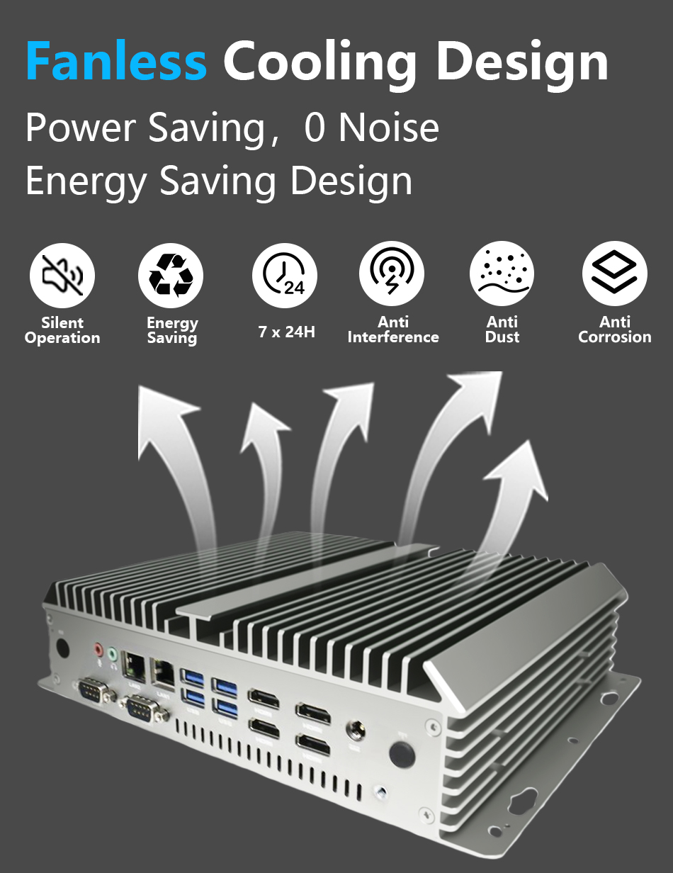 Mini PC Industriale Fanless 6x - Fanless Industrial Pc Rs485 Core I7 recensione e prezzo
