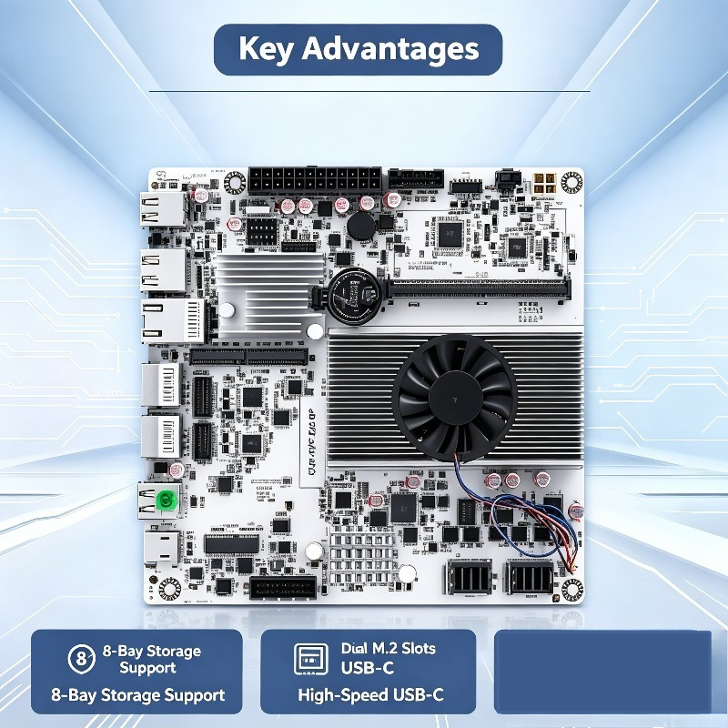 Scheda Madre Mini ITX NAS con  - Nas Motherboard 8 Sata Mini Itx recensione e prezzo