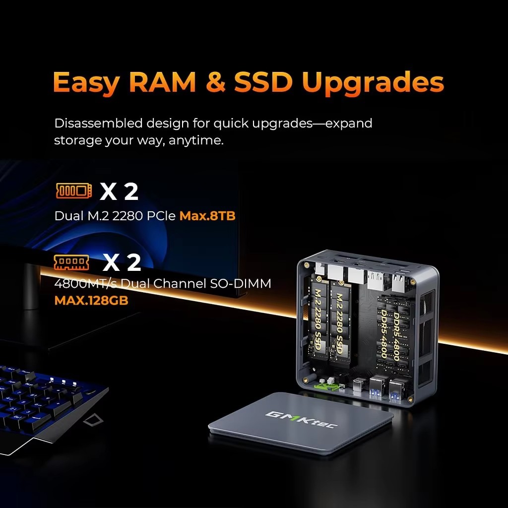 Mini PC da Gaming GMKtec K6 M6 - Amd Ryzen 7 7840Hs Mini Pc recensione e prezzo