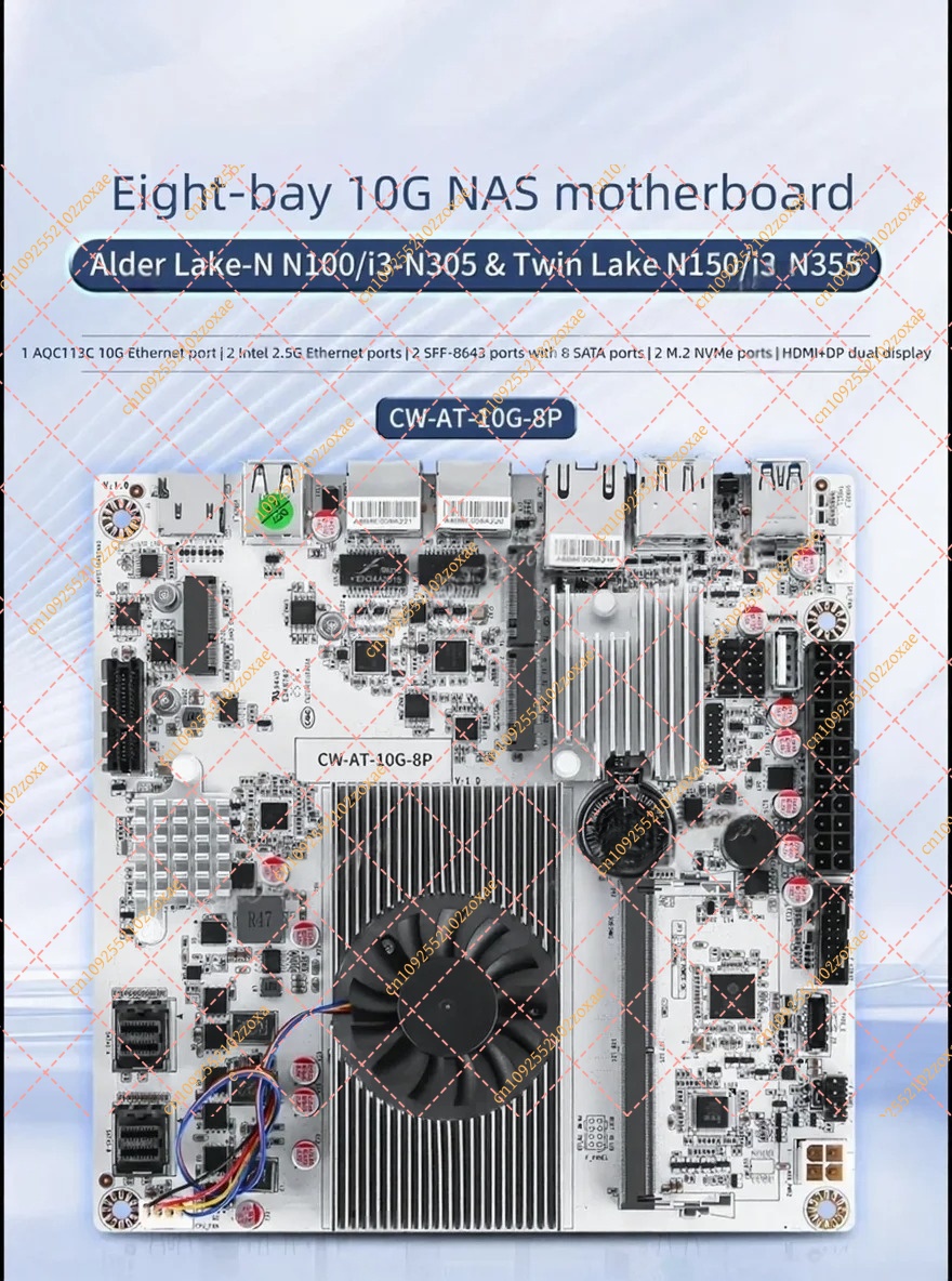 Scheda Madre Firewall N150 N10 - Nas Motherboard 8 Sata Mini Itx recensione e prezzo