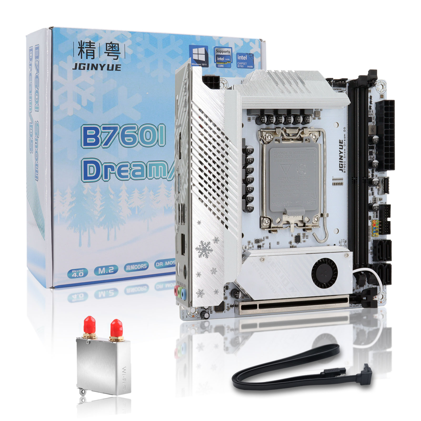 Scheda madre JGINYUE B760 Mini - Lga1700 Itx Motherboard Ddr5 recensione e prezzo