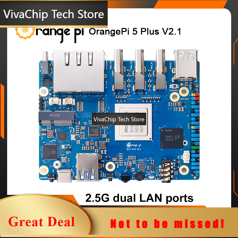 VivaCT Orange Pi 5 Plus V2.1 V - Orange Pi 5 Plus 16Gb recensione e prezzo