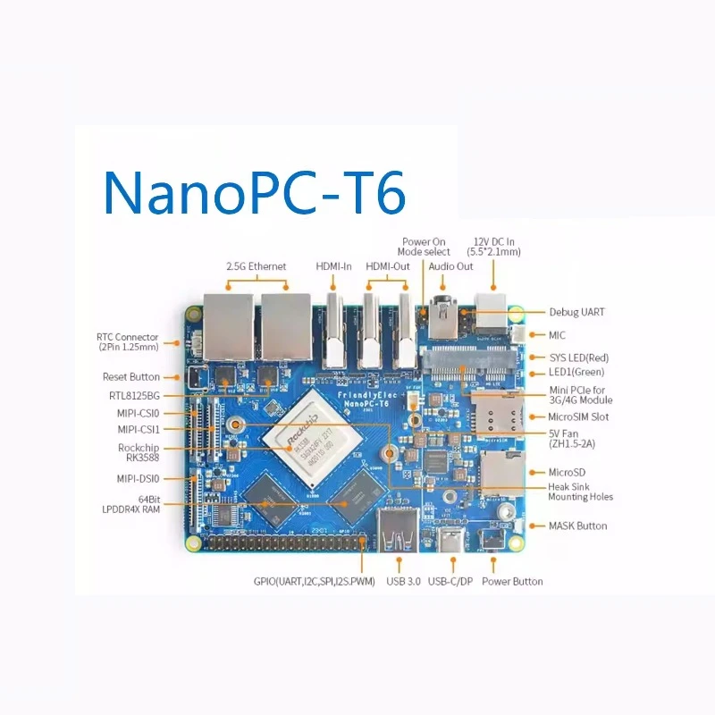 Scheda di Sviluppo VoltSNanopc - Rockchip Rk3588 Development Board recensione e prezzo