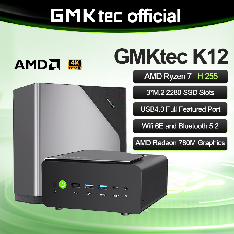 Mini PC GMKtec K12 AMD Ryzen ™ - Oculink Egpu Mini Pc recensione e prezzo